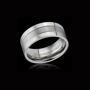 Details about Men's Titanium Wedding Band Ring Sizes 7-13+half sizes
