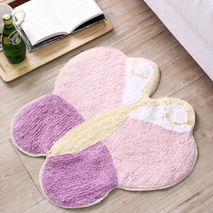 Pink-Butterfly-Floor-Mat-Rug-Door-Carpets-Bath-Home-Indoor-Kitchen ...