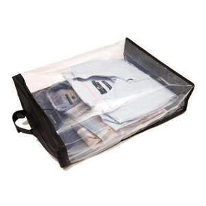 storage bag sweater shirt carrier breathable clear plastic 1388 caraselle bags shirts
