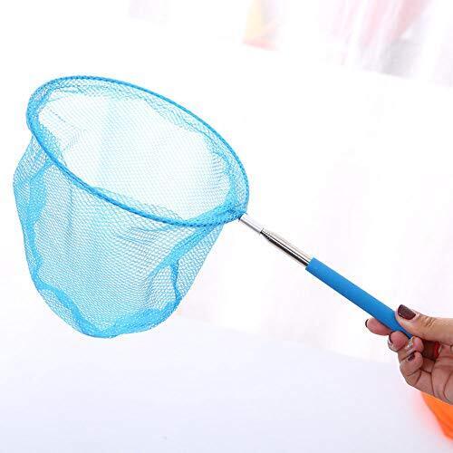 7 Pieces Colourful Telescopic Kids Fishing Net Butterfly Net Catching for Insect