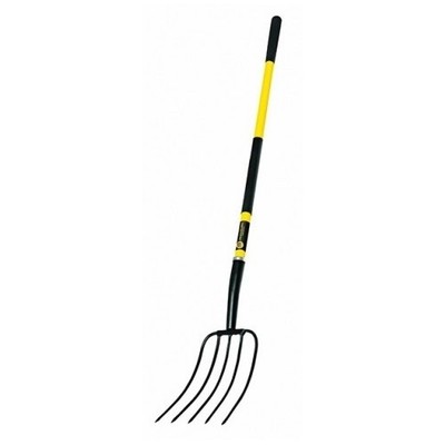 Manure Fork 5 Tines Fiberglass Handle Stable ...