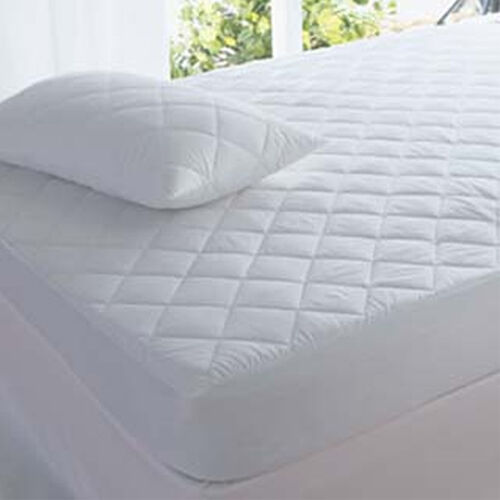 QUILTED MATTRESS PROTECTOR TOPPER SINGLE DOUBLE KING SUPER KING SMALL DOUBLE 4FT