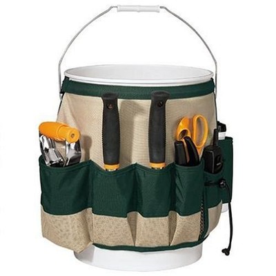 Garden Bucket Tool Caddy Pockets Pencil Gardening ...