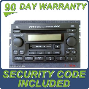 Car audio cassette cd 99 honda crv