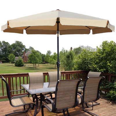 NEW 10ft Tan Aluminum Outdoor Patio Umbrella ...