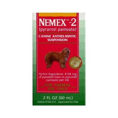 Pfizer Nemex II Dog Puppy Wormer (Pyrantel ...
