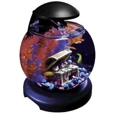 NEW Glowing Glass Fish Bowl Aquarium, 1.8 ...