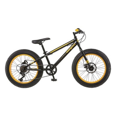 Mongoose Boy's Fat Tire Massif Mountain Bike - Black/Yellow (20")