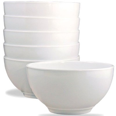 NEW Vintage White Bowl Set of 6 ...