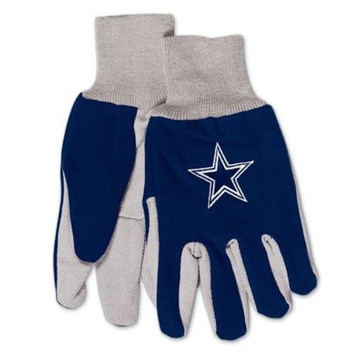 Dallas-Cowboys-Blue-Gray-with-Team-Logo-Licensed-NFL-Sport-Utility-Gloves-New