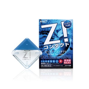 Rohto Japan Z Contact Eye Drops Cool Discomfort Wearing Contact Lenses