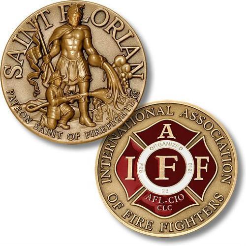 custom firefighter challenge coins