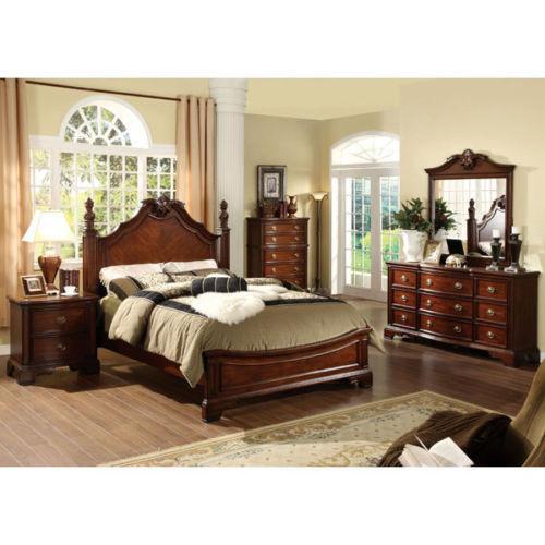 Solid Wood King Bedroom Set eBay