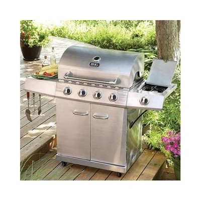 4 Burner Gas Grill Outdoor Cooking BBQ ...