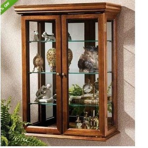 Glass Wall Curio Cabinets