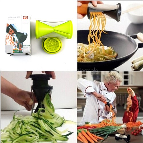 Vegetable Fruit Kitchen Spiral Shred  Tools ...