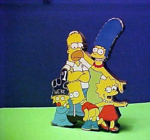 The Simpsons Chunky Wall Plaque Magnet Ho