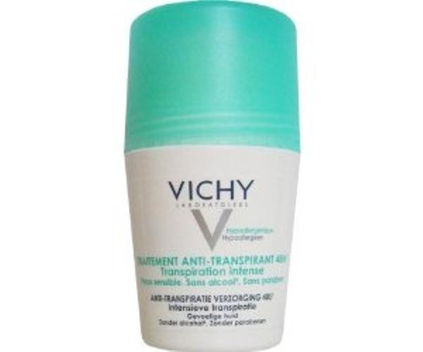 Vichy Deodorant 48 Hour Roll-on Anti-perspirant Intense 50ml-Ships From