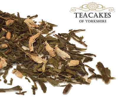 Ginger Green Tea Loose Leaf Best Quality 100g 250g 500g 1kg Caddy Gift (Best Tea Gift Sets)