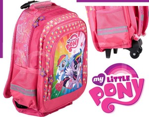 MY-LITTLE-PONY-TROLLEY-School-Bag-Backpack-Girls-licensed-43x-27-x-18 ...