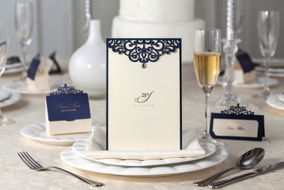 Wedding invitation cards with envelopes, seals, custom ...