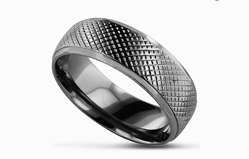 men s titanium saw tooth 8mm wedding band men s titanium wedding band ...