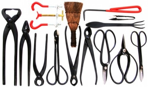 Stanwood Bonsai Tool 14-Piece Carbon Steel Shear ...