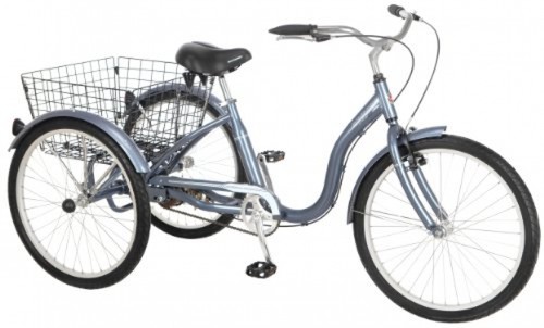 Adult 3 Wheel Tricycle Cycling Basket Light Weight Smooth Riding Comfortable Fun