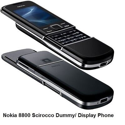 NOKIA SIROCCO 8800 ARTE BLACK DUMMY DISPLAY TOY PHONE - UK - GIFT