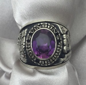 10k-White-Gold-1985-Vinson-High-School-Class-Ring