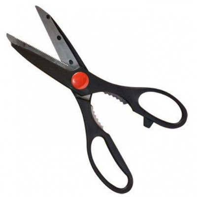 Royal Norfolk Cutlery black kitchen shears scissors ...