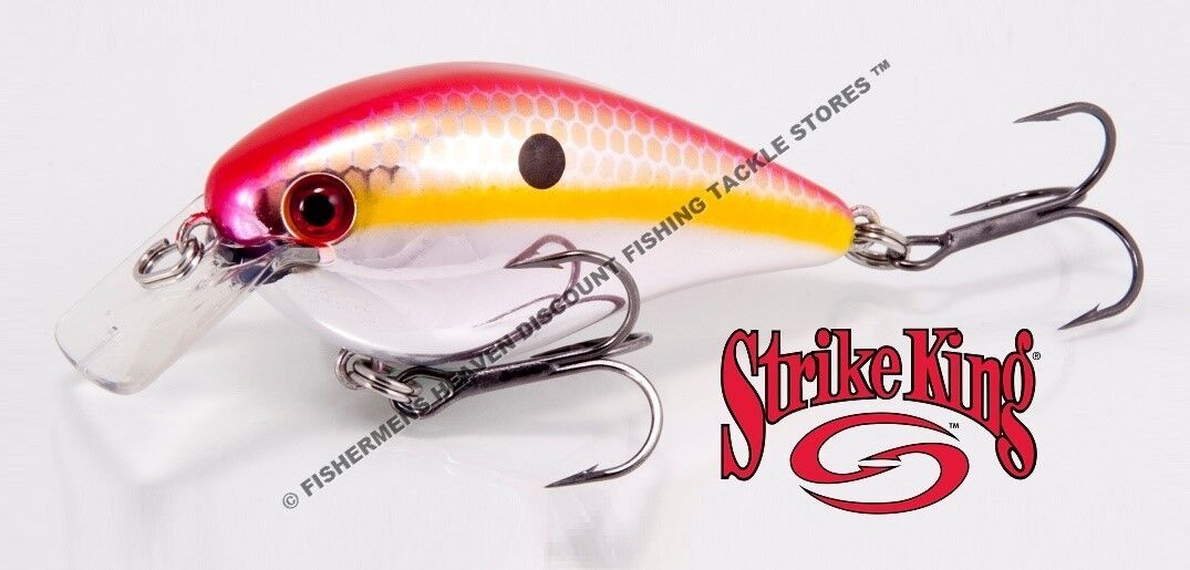MPN MODEL STOCK # / COLOR:(HCKVDS1.5-649) Red Sexy Shad:Strike King Crankbaits HCKVDS1.5 Square Bill Silent Lure Any of 42 Colors