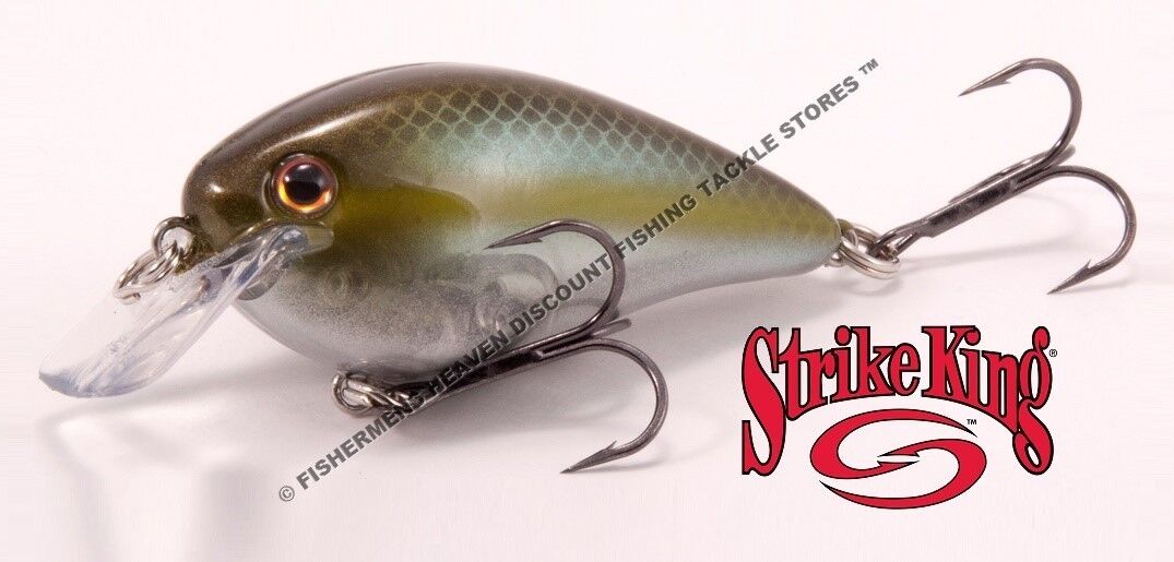MPN MODEL STOCK # / COLOR:(HCKVDS1.5-585) Sexy Ghost Minnow:Strike King Crankbaits HCKVDS1.5 Square Bill Silent Lure Any of 42 Colors