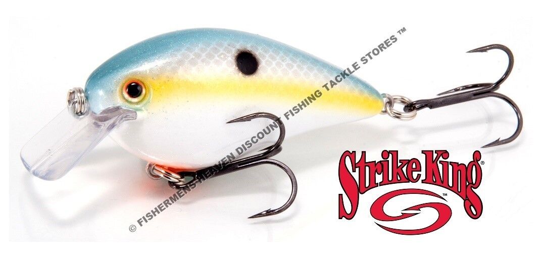 MPN MODEL STOCK # / COLOR:(HCKVDS1.5-590) Sexy Shad:Strike King Crankbaits HCKVDS1.5 Square Bill Silent Lure Any of 42 Colors