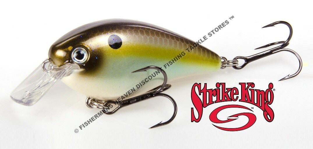 MPN MODEL STOCK # / COLOR:(HCKVDS1.5-652) Summer Sexy Shad:Strike King Crankbaits HCKVDS1.5 Square Bill Silent Lure Any of 42 Colors