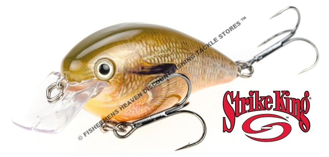 MPN MODEL STOCK # / COLOR:(HCKVDS1.5-697) Orange Bream Sunfish Shellcracker:Strike King Crankbaits HCKVDS1.5 Square Bill Silent Lure Any of 42 Colors