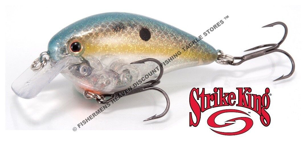 MPN MODEL STOCK # / COLOR:(HCKVDS1.5-500) Clear Ghost Sexy Shad:Strike King Crankbaits HCKVDS1.5 Square Bill Silent Lure Any of 42 Colors