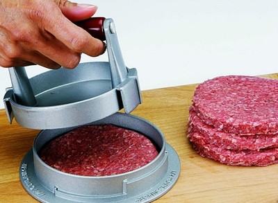 Burger Press Adjustable Hamburger Meat Patty Maker ...