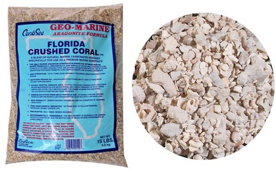 CaribSea Florida Crushed Coral for Aquariums.15lbs.