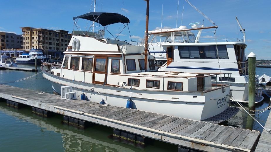 42 Bristol Trawler 1980- Slip included through November- Same owner for 24 years