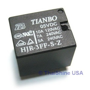 5VDC Relay | eBay 120v spst relay wiring diagram 