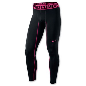 Nike Men 039 s Pro Hyperwarm Compression 2 0 Tights 547804 014 Black Pink | eBay