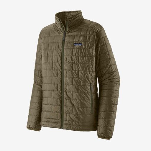 Patagonia Men's Nano Puff Jacket, Sage Khaki Medium