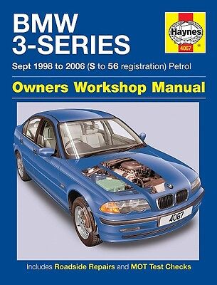 Haynes Manual BMW 3-Series E46 316 318i 320i 323i 1998-2006 4067 NEW Updated