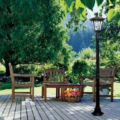 Outdoor Light Lamp Street Post Solar Powered ...