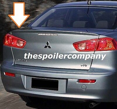 NEW PAINTED FACTORY LOOK LIP MOUNT REAR SPOILER FOR 2008-2017 MITSUBISHI LANCER