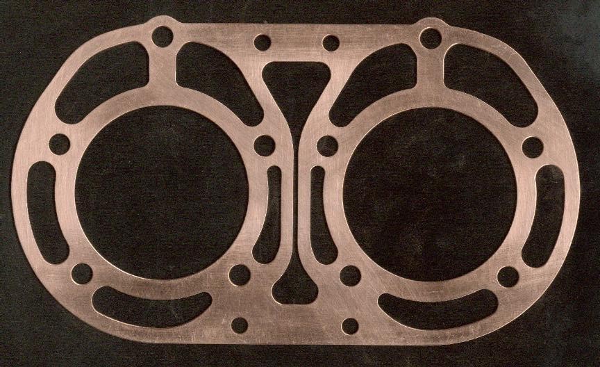 Solid Copper Head Gasket RZ/RD 350 & Misc. 2Stroke Tech BBS