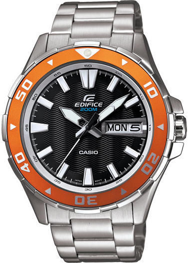 casio edifice white face