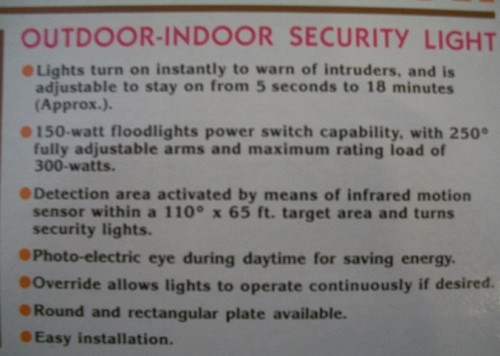 Twin-Spot-Infrared-PIR-Motion-Sensor-Black-Outdoor-Security-Flood-Light