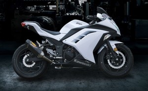 2013 Kawasaki Ninja 300 EX300 FMF APEX Carbon Fiber Slip on Exhaust ...